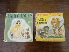 A Vintage Pair of Pixie Books Fairy Tales & A Teddy Bear Tale and other stories