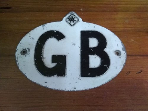 Rac metal sign vintage - gb, sign,