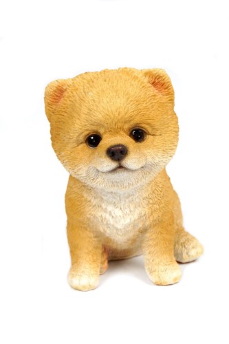 Pomeranian puppy figurine - pomeranian,