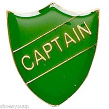 Captain Shield Shape Badge