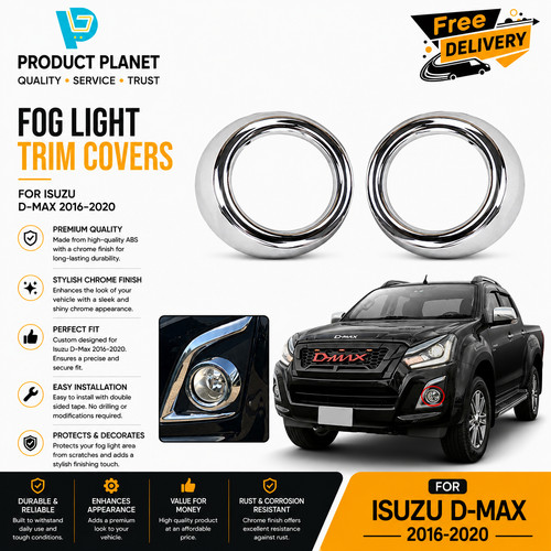 Chrome rear fog light lamp - chrome,