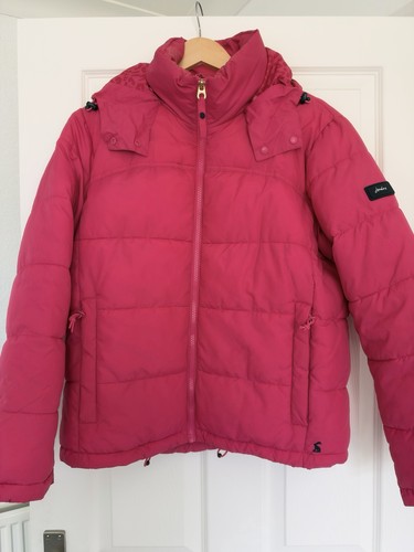 Ladies pink joules coat - pink,