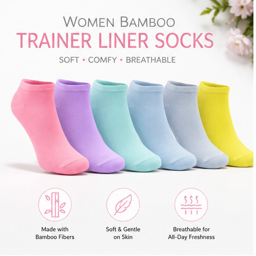 Women bamboo trainer - liner, gym