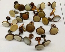 Joblot Antique Vintage Dress Shirt Button Studs  Cufflinks Miscellaneous Spares