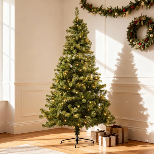 6ft pre lit christmas - pre-lit,