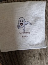 Personalised Novelty Flannel - Funny Gift - Wanky Hanky - Minge Mop