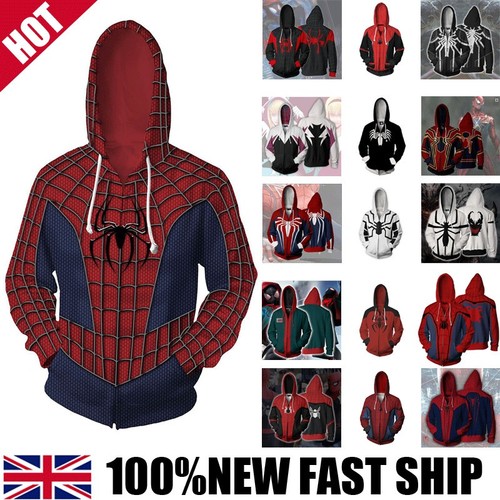 Spiderman hoodie printed - spiderman,
