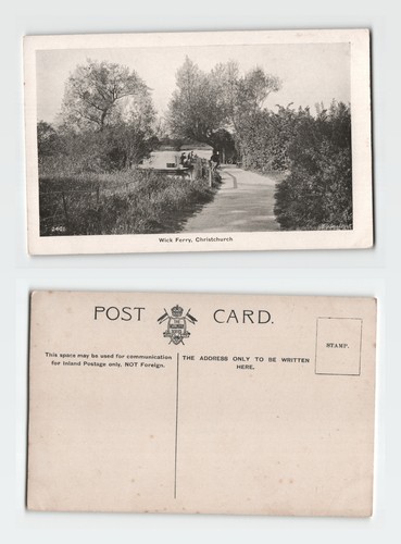 Vintage postcard wick ferry - vintage,
