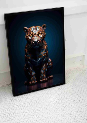 Jaguar cat eyes stare poster - jaguar,