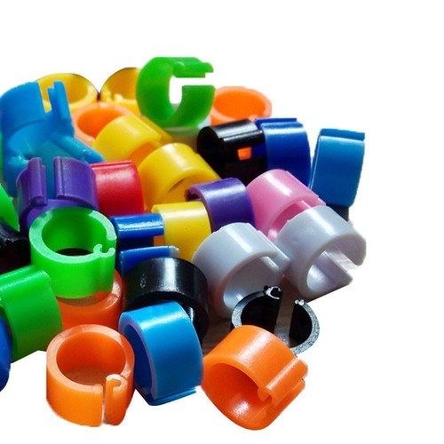 100pcs mixed colour - bird, rings