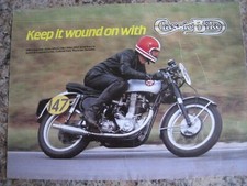 CLASSIC BIKE VMCC JULIAN WHITE BSA GOLD STAR CADWEL ADVERT APPROX A4 SIZE file 9