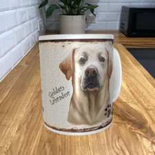 Golden Labrador Dog 11oz Coffee Mug My Dog's Rules Theme 998DRMUG