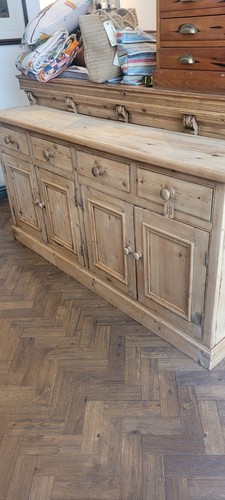 Large vintage stripped pine - large,