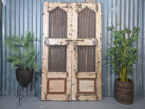 Pair vintage rustic indian - rustic,