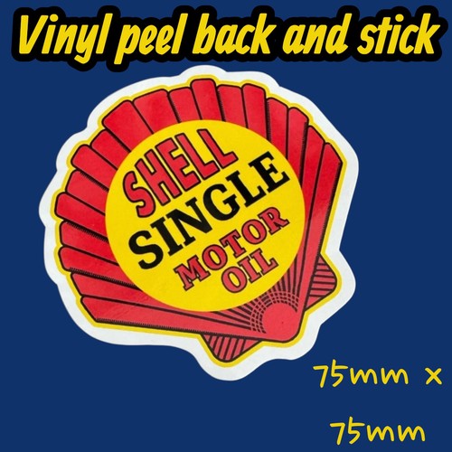 Shell single motor oil vintage - motor,