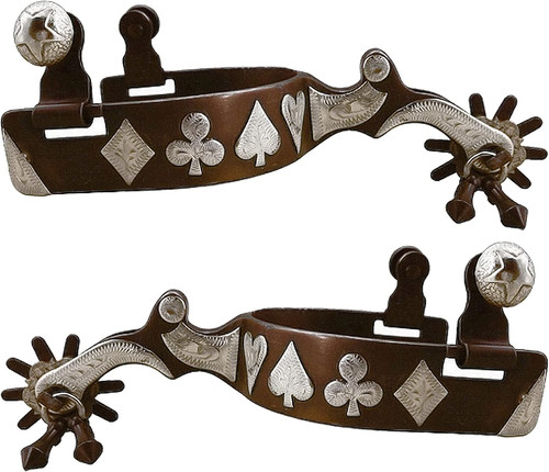 Western antiqued spurs - antiqued,