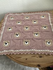 Heirloom Hand Crocheted Teddy