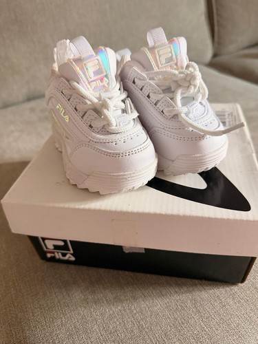 Baby girls white fila - baby,