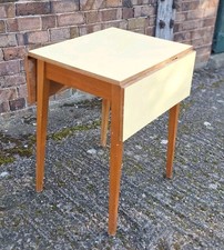 Vintage 1950s Yellow Formica