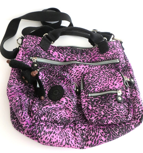 Kipling pink purple patterned - kipling,