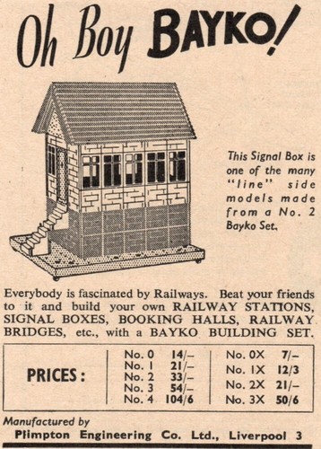 Vintage bayko signal - signal, box