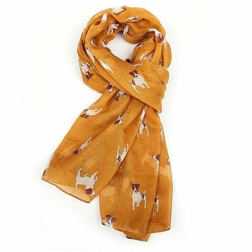 Dog print scarf - dog,