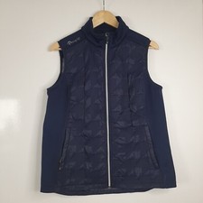 Ladies Proquip DAWN Golf Gilet Navy  Blue Size UK 10-12  M Windproof Thermal 