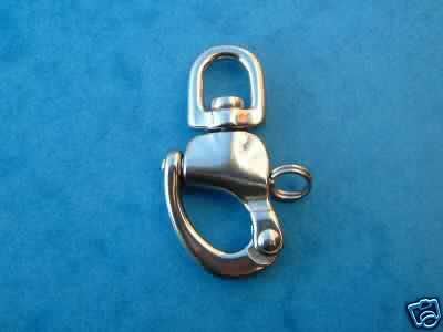 120mm swivel snap - 120mm, shackles