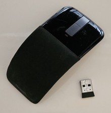 Microsoft Arc Touch - Wireless Mouse Model 1428 - Black - Fold Flat Travel Mouse