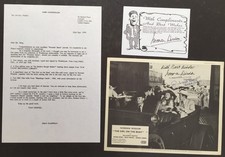 Norman Wisdom & Richard Briers SIGNED, P G Wodehouse Girl on the Boat Lobby Card