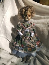 Porcelain Doll - Turned Horror Doll. Halloween Prop. Scary Doll, 15"  Unique