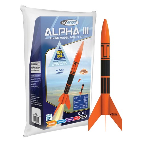 Estes 1256 alpha iii - iii, model
