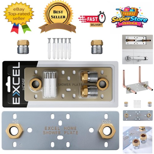 Universal shower fixing - universal, plate