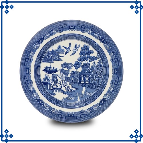 Blue willow dinner - dinner, 27cm