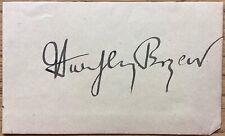 Humphrey Bogart original autograph on album page