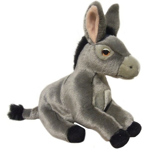 Grey donkey teddy - grey,