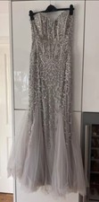 PROM FROCKS SILVER/GREY