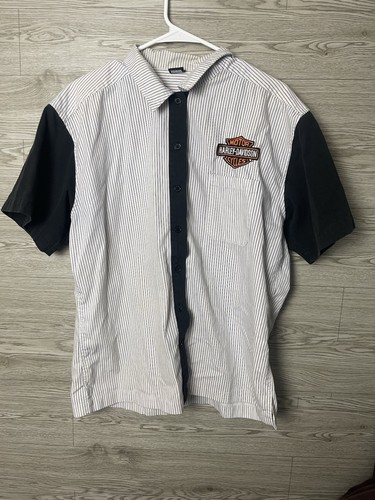 Harley davidson racing button - davidson,