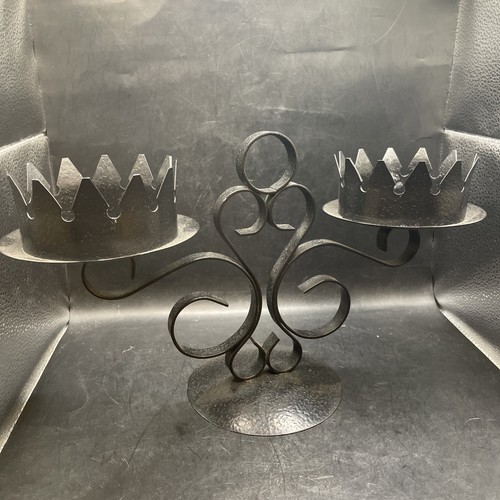 Wrought iron gothic candelabra - gothic,
