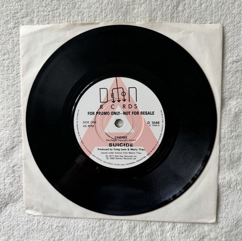 Suicide very rare promo 7 - suicide, -very