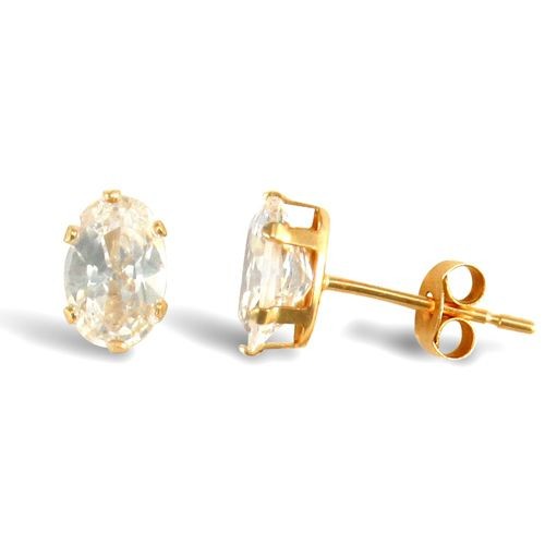 Stud earrings 9ct yellow - stud,