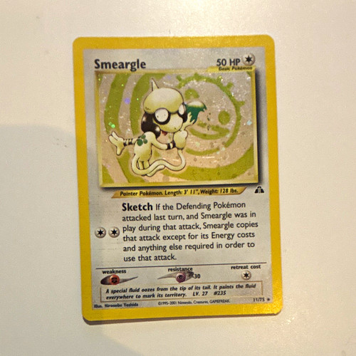 Pokemon tcg smeargle 75 - smeargle, 11/75