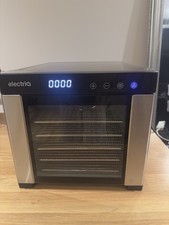 electriQ Stainless Steel Digital Food Dehydrator and Dryer 6 Trays