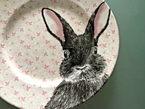 Royal stafford plate with hare - with,