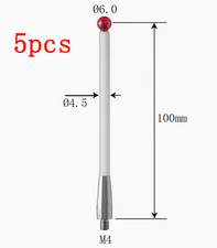 5PCS Touch Probe Stylus 6mm