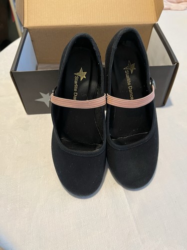 Black character dance shoes - character,