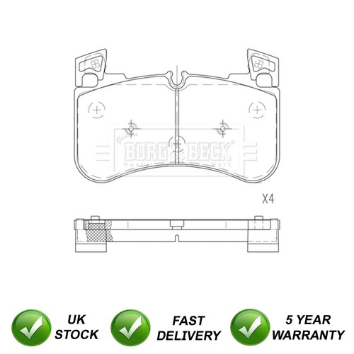 Brake pads set front - pads,