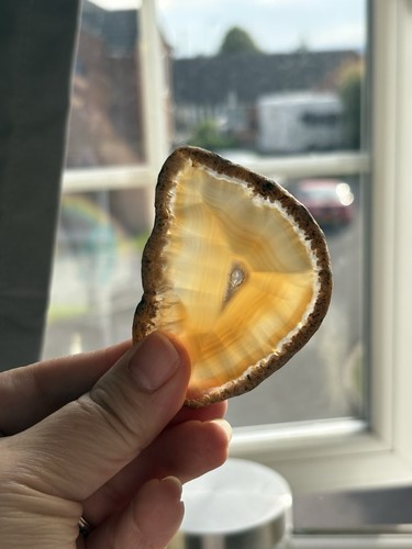 Polished natural agate - polished,