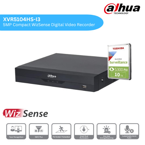 Dahua xvr5104hs 8 16 - dahua, 4
