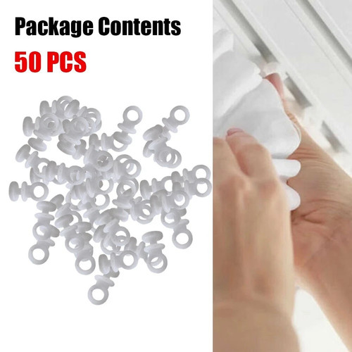 50x plastic curtain track - 50x,